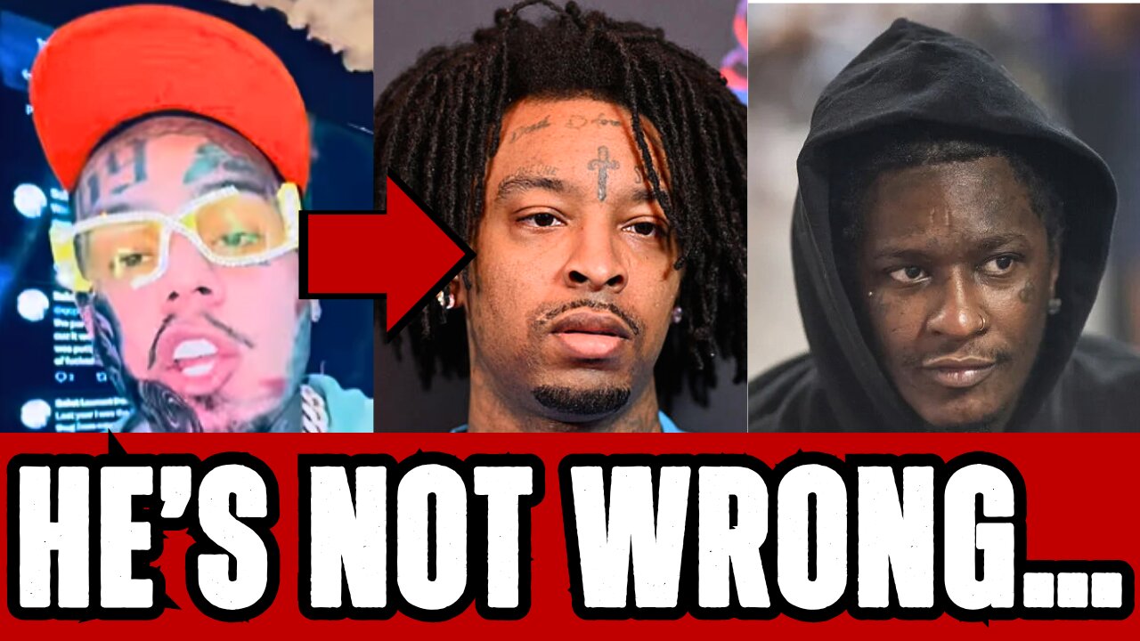 Tekashi 6ix9ine Might Be Right About Snitching