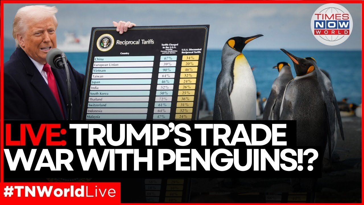 LIVE | VIRAL: Trump’s Tariffs Target Penguins & Seals on Remote Antarctic Islands? |Times Now World