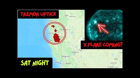 Elevated Tremor Counts continue along the Cascadia. and near Great Falls Montana.