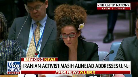 Iranian activist Masih Alinejad confronts the Khamenei regime to its face at the UN.