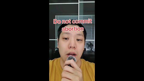 Abortion is murder. Do not commit the sin of abortion!