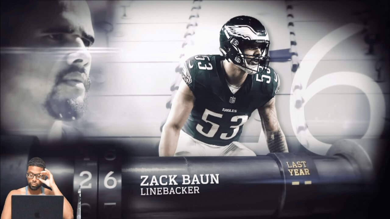 CHANNELADRIANTV Reacts | 26: Zack Baun (LB, Eagles) | Top 100 Players of 2025