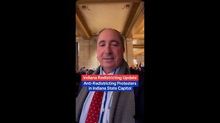 Indiana Redistricting Update: Anti-Redistricting Protesters in Indiana State Capitol