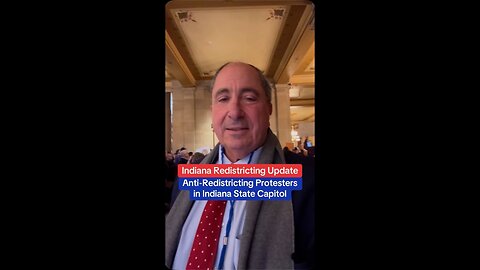 Indiana Redistricting Update: Anti-Redistricting Protesters in Indiana State Capitol