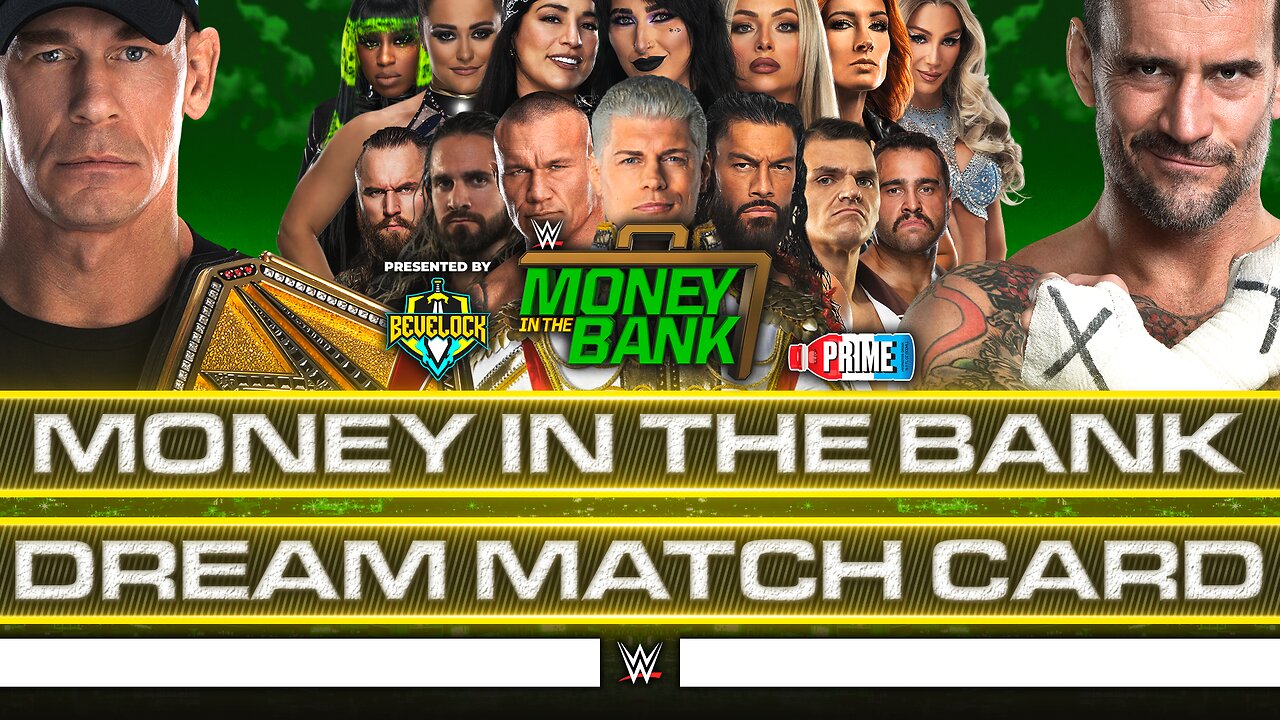 WWE Money in the Bank 2025 - Dream Match Card [v4] | Bevelock