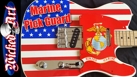 Airbrushed Marine Corps Logo