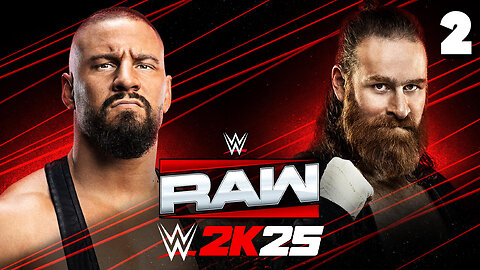 WWE 2K25 Raw July 7th 2025 - Match 2: Bron SMASHES Sami!
