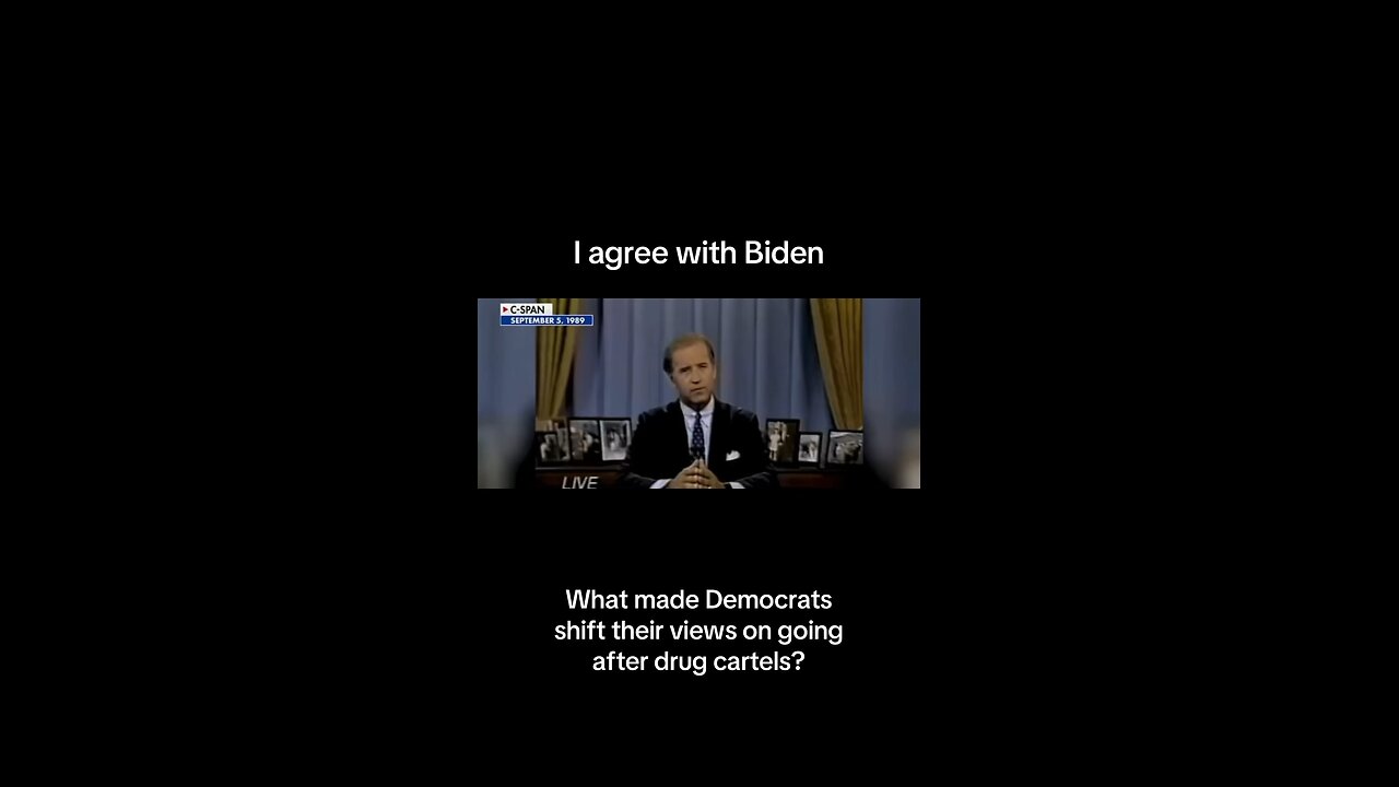Biden on narco terrorists