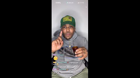 LIONEL / LYSOL DRINKING PLAYING MUSIC EVENING OPENING BIGO LIVE