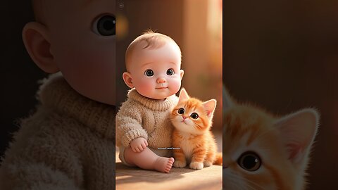 I Love You Mommy Lyrics | AI Video cute cat