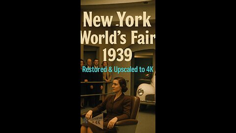 1939 NY World’s Fair Restored: See the Dreams of the Future in 4K! 🌠🗽
