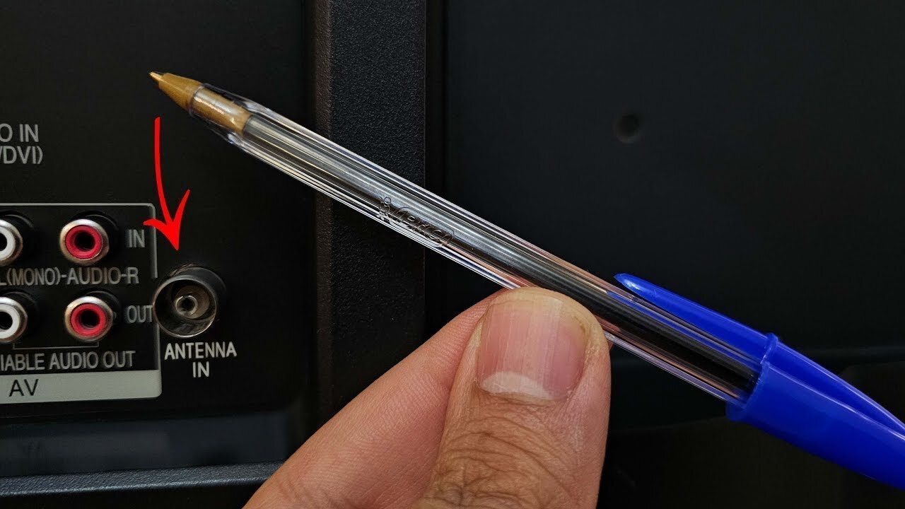 Place a pen Near the TV and watch all the channels in the world || Antenna