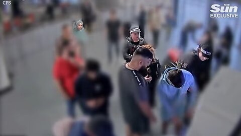 Thug GUILTY of assault after brawling with cops at Manchester Airport