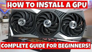 How To Change A PC Graphics Card For Beginners Full Removal & Installation Guide