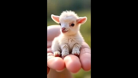 pet goat and cat, dog