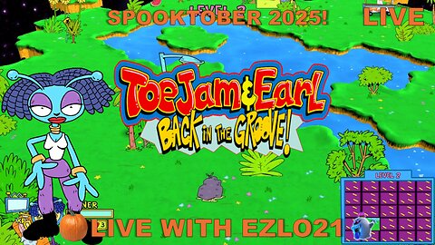 🎃 Toejam & Earl: Spooktacular Groove! for Spooktober Day 26 | Live With EZLO21 👻