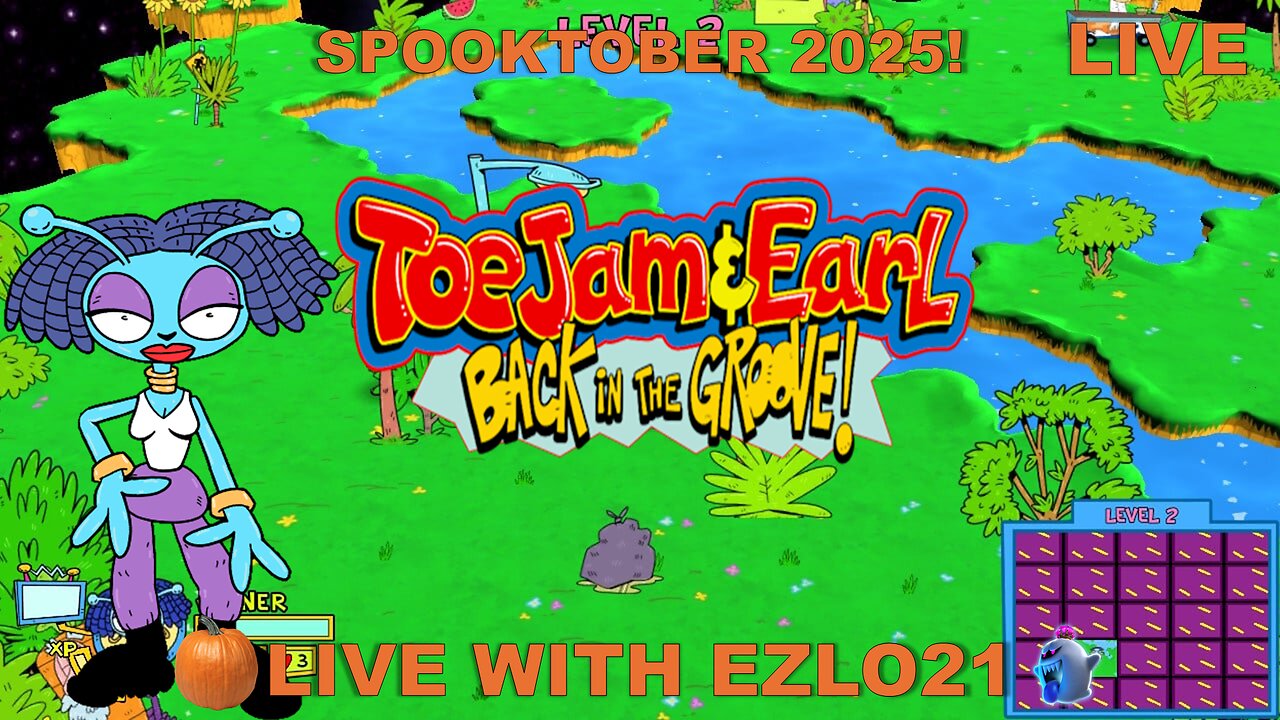 🎃 Toejam & Earl: Spooktacular Groove! for Spooktober Day 26 | Live With EZLO21 👻