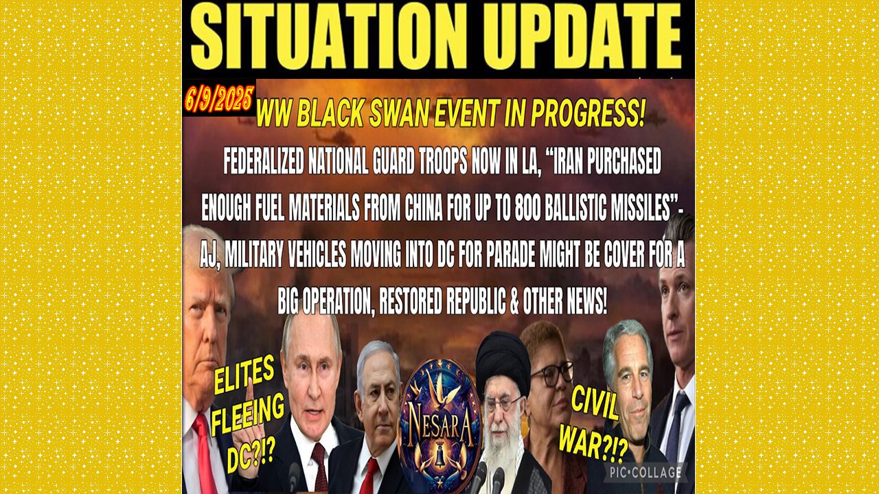 SG Anon. Juan O Savin ~ Situation Update 6/9/25 ~ Restored Republic > Judy Byington- Q+ White Hats