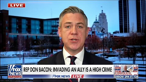 Sen Jim Banks HAMMERS Rep Don Bacon Over Greenland