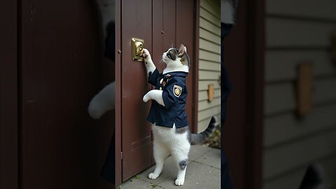 Dancing Police Cat 👮🐱 The Funniest Cop Moves!