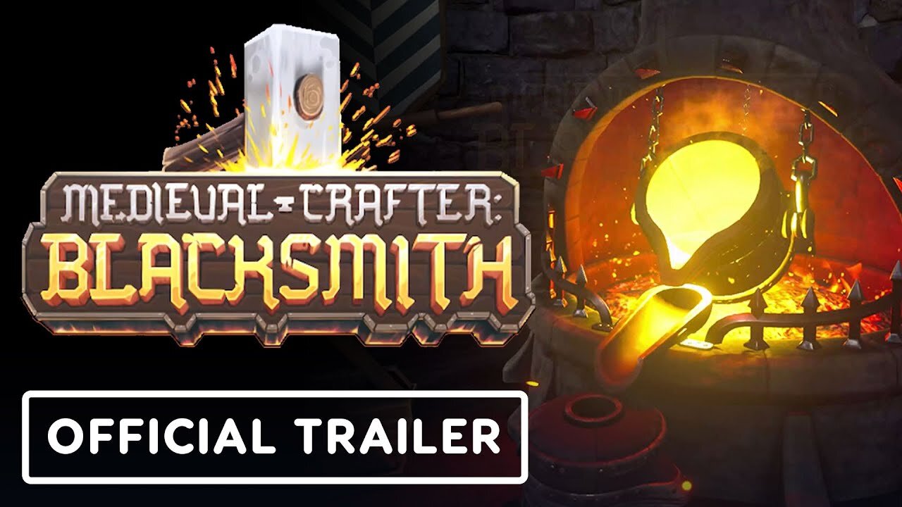 Medieval Crafter Blacksmith - Official Gameplay Reveal Trailer