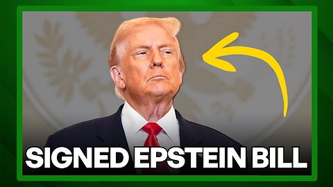 Trump SIGNS Epstein Files Bill—What Gets Hidden?