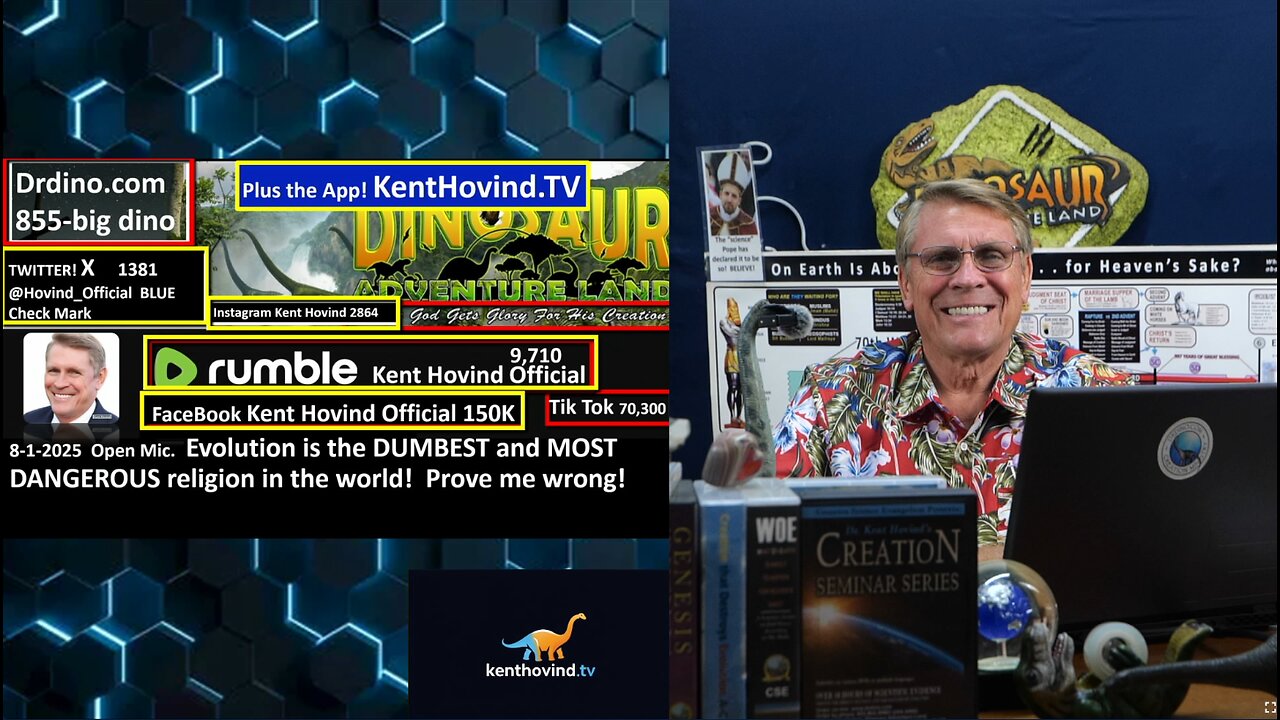 The Dumb and Dangerous Religion of Evolution / Pope Strawberry Dave