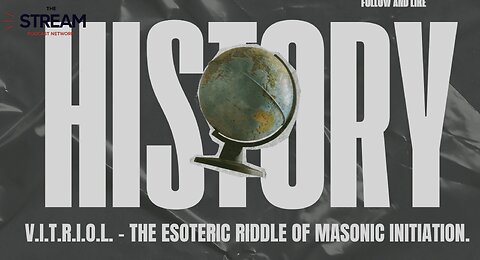 V.I.T.R.I.O.L. - The Esoteric Riddle Of Masonic Initiation.