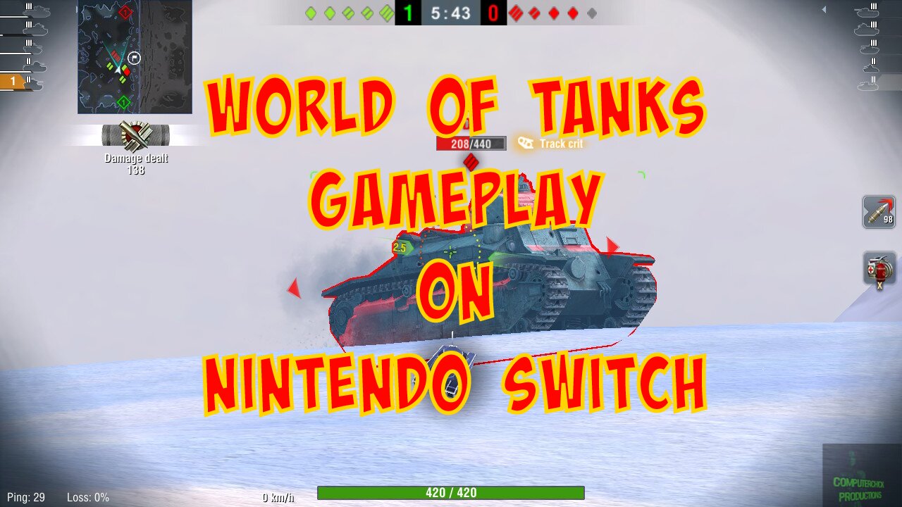 NINTENDO Switch GOES HARD: Epic World Of Tanks Gameplay Unleashed