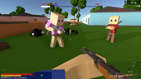 Playing Zumbi Blocks 2 Open Alpha - Multiplayer - 2 Players - (No Commentary).
