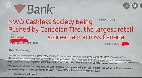Largest Retail Chain In Canada Refusing Cash, Again