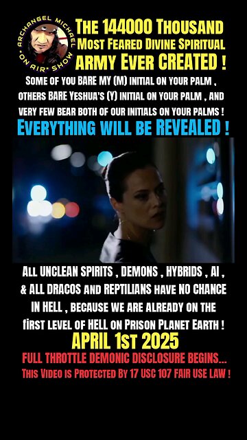 Archangel Michael live show broadcast only on tik tok . April 1st 2O25 7pm CST TEXAS TIME