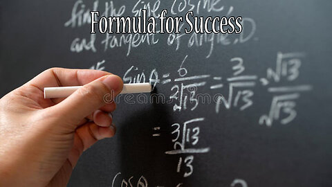 Children's Bible Stories- Formula for Success