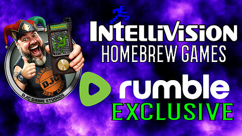 INTELLIVISION - HomeBrew Games - LIVE with DJC