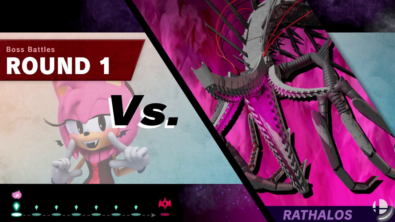 Vampire Amy Rose vs SSBU Boss Battles 9.9 Difficulty Quickie -By stuart541