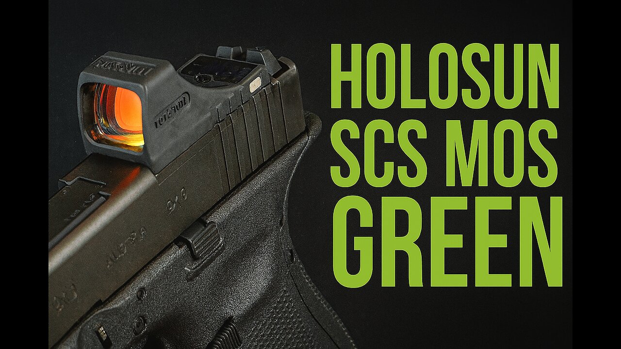 Holosun SCS MOS Green Dot – Direct Mount Optic for Glock MOS, No Plates Needed