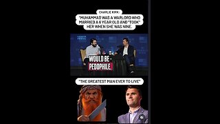 Charlie Kirk- Muhammad was a warlord pedophile who married a 6 year old