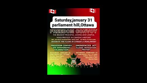 FREEDOM CONVOY JANUARY 31ST/2026 OTTAWA
