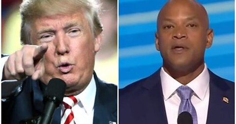 President Trump Verbally Handles Over Entitled DemonCrat Maryland Governor