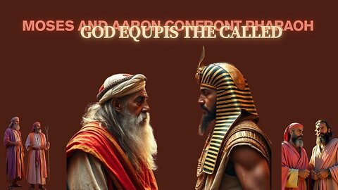 Moses and Aaron Confront Pharaoh