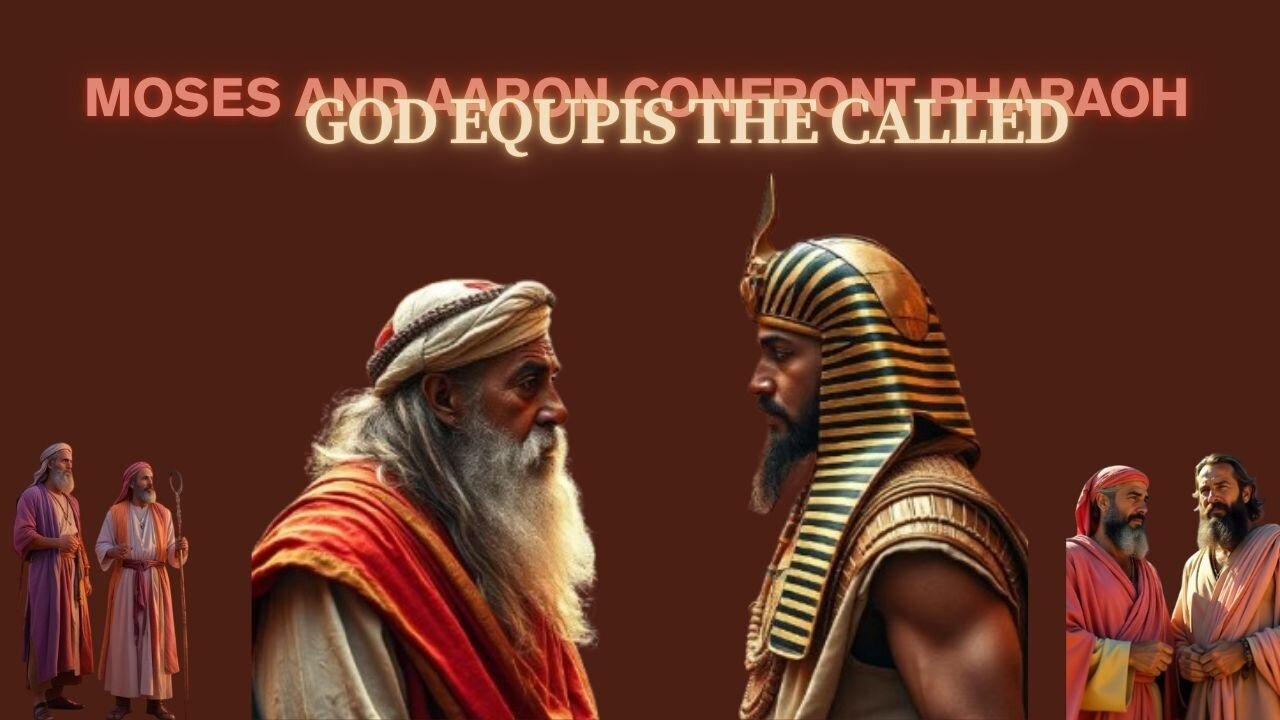 Moses and Aaron Confront Pharaoh