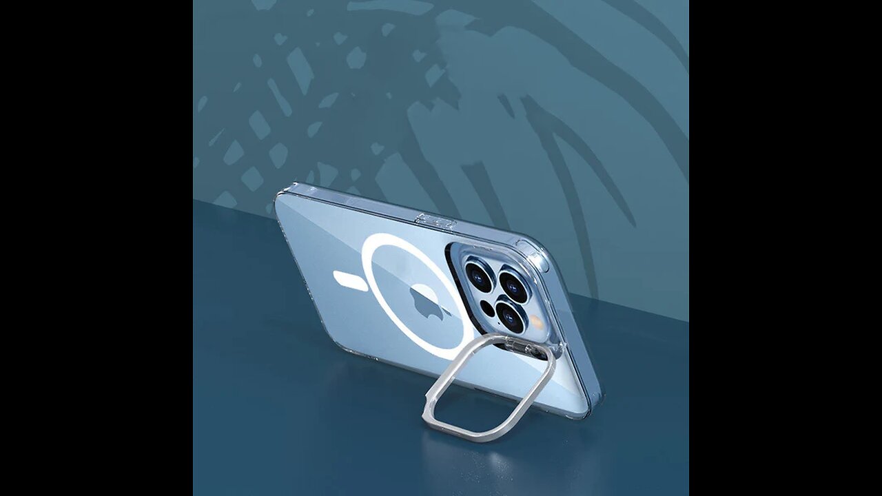 Phone Case with Foldable Holder, Compatible with MagSafe Wireless Charging, for iPhone12 & 13 Series