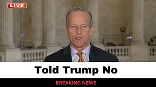 GOP Senate Leader Just Told Trump No