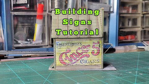 Easily Add Signs To Any Building On Your Model Railroad