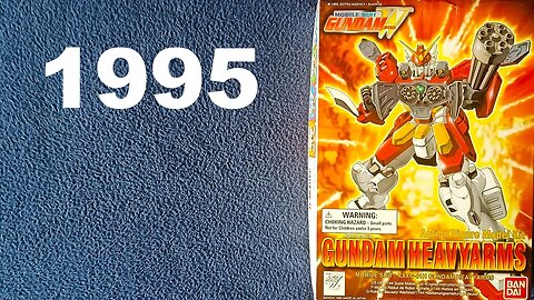 BANDAI, GUNDAM WING, HEAVYARMS, MOBILE SUIT 04 : XXXG-01H, 1/144 Scale Action Figure Model Kit, 1995
