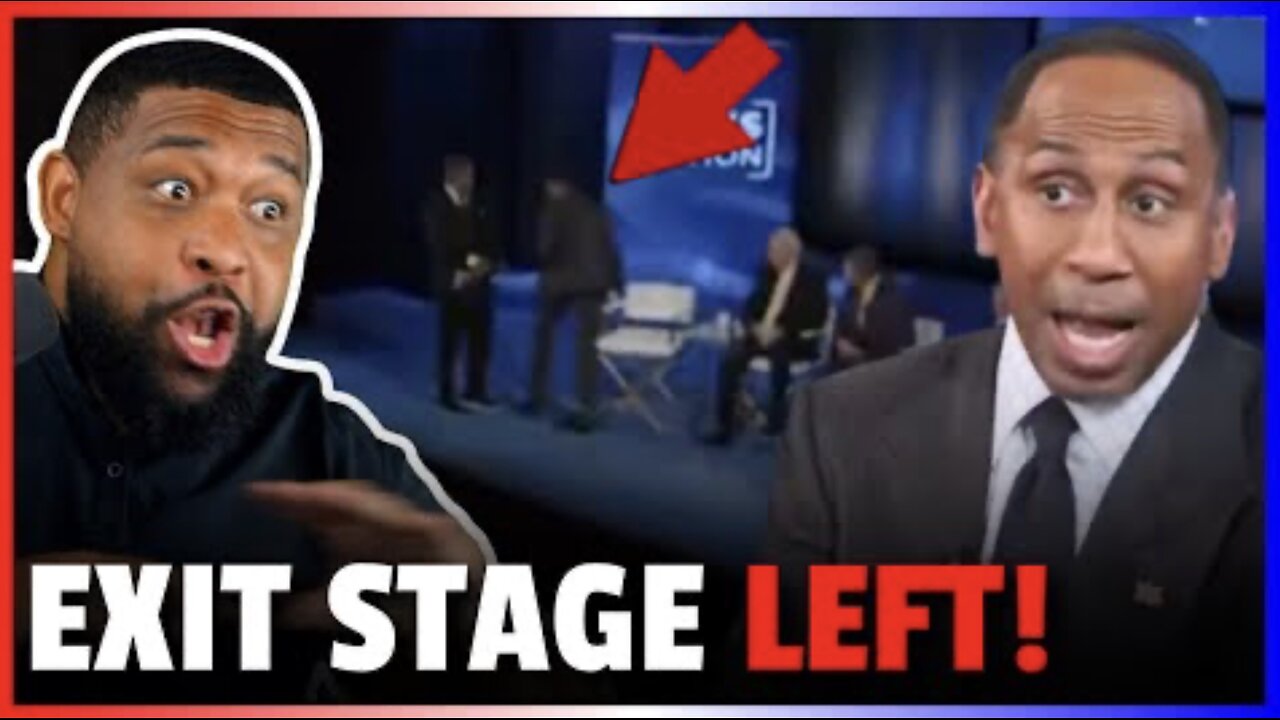 Stephen A Smith STORMS OFF Stage After OBLITERATING Democrats For Government SHUTDOWN