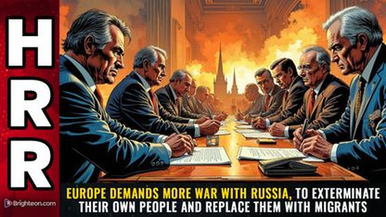 Europe demands MORE WAR with Russia, to Exterminate their own people