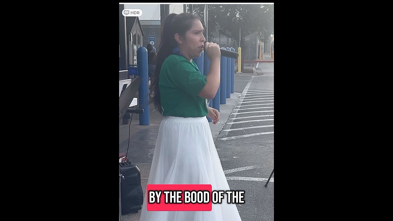 Worshiping in front of Sam’s club