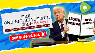 🛑LIVE NOW!!!! GOP Tanks Guns Rights In Their One Big Beautiful Bill🛑