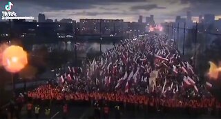 This is 300,000 polish patriots on the streets to declare Poland is a CHRISTIAN country.